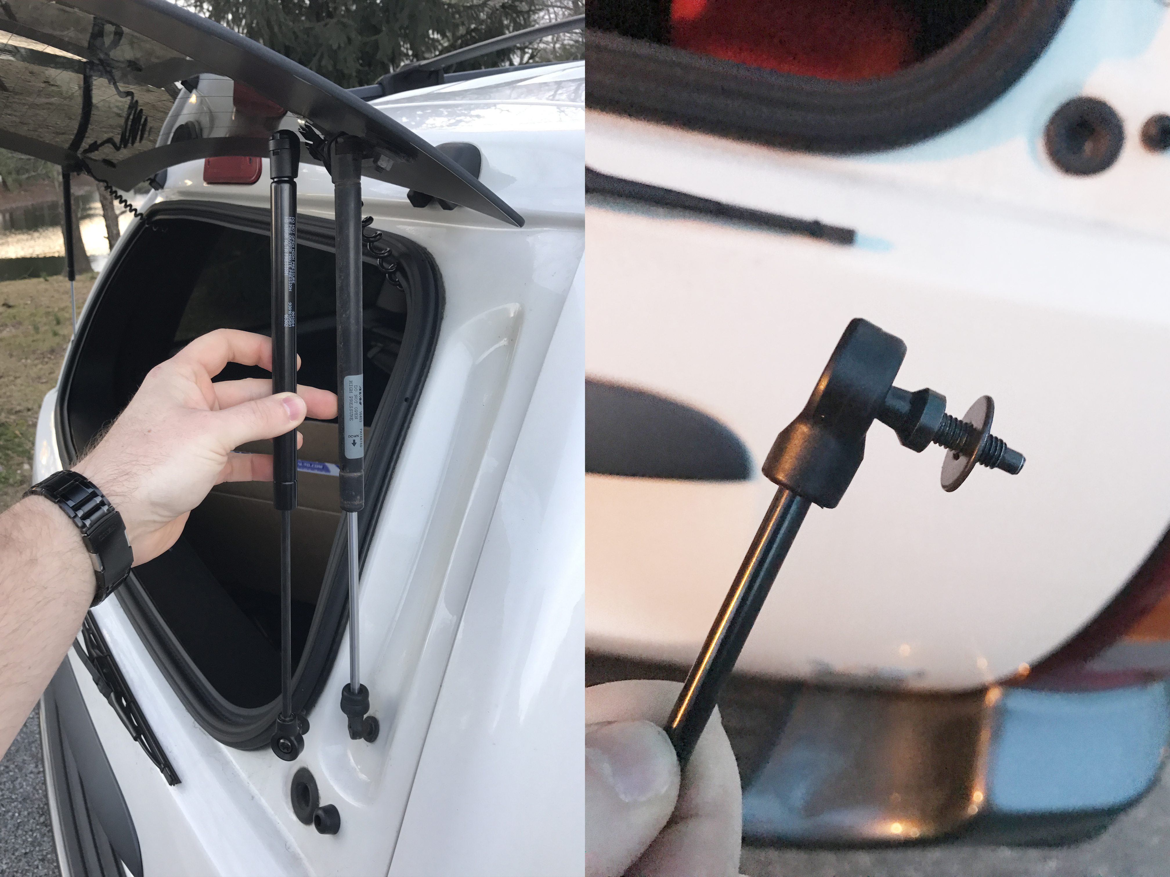 How To Replace Liftgate and Liftgate Glass Support Struts on 1999-2004  Grand Cherokee | Quadratec