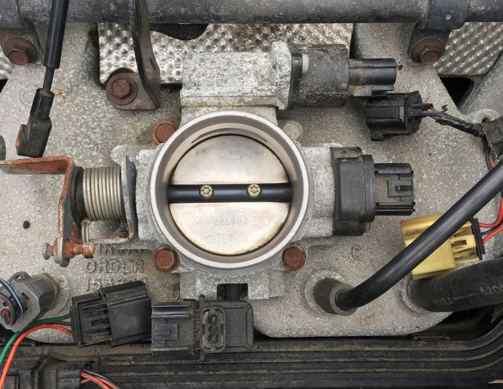 Step 6 - remove throttle body bolts