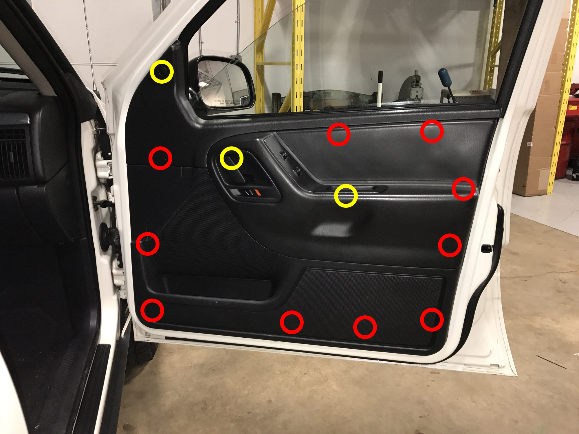 Step 1 - door panel