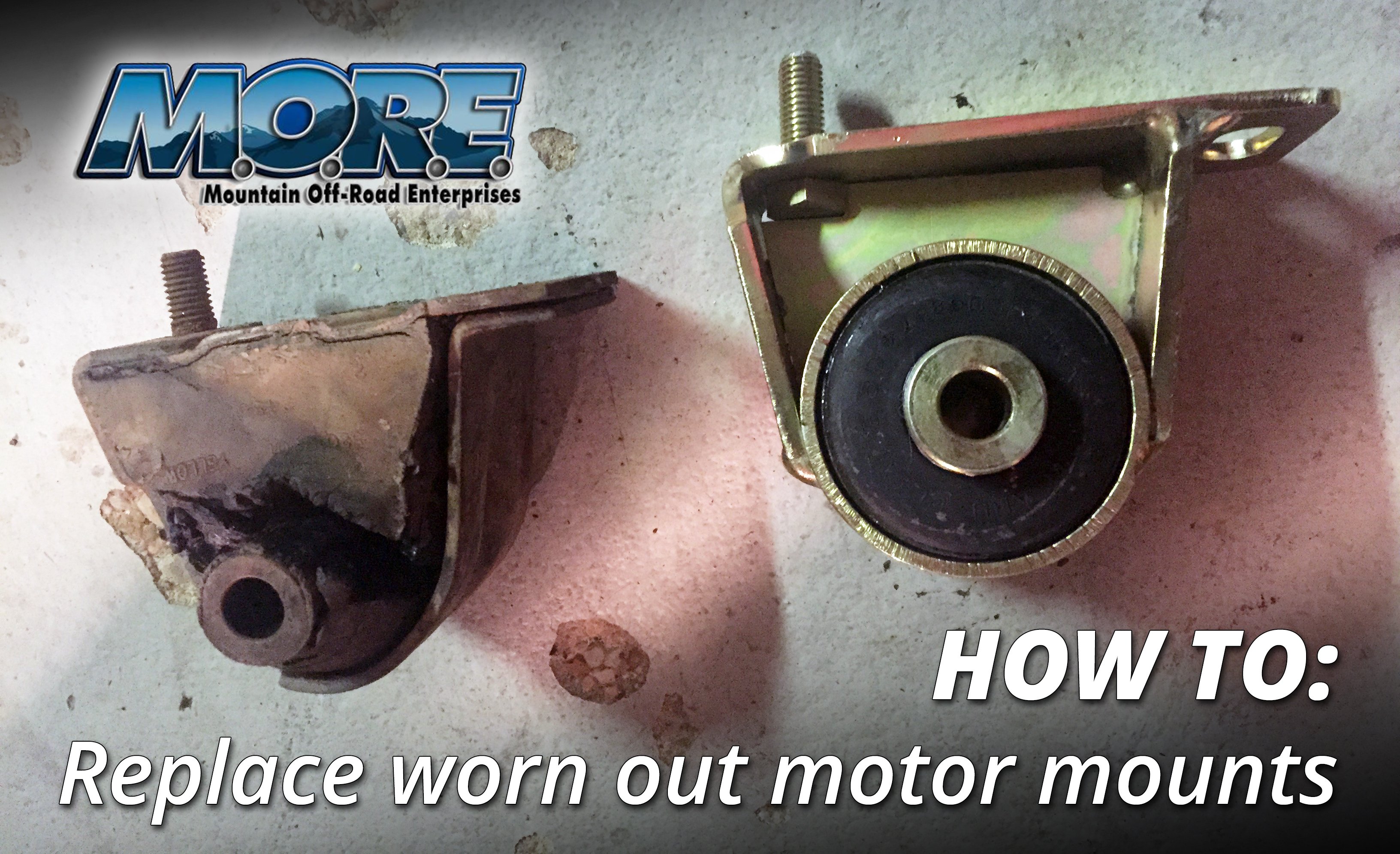 How to Replace Motor Mounts in a Jeep Cherokee XJ | Quadratec
