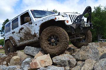 Jeep Wrangler JK Rock Garden