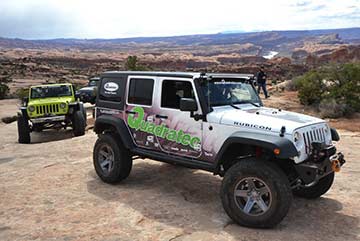 Quadratec custom Jeep in Moab Utah