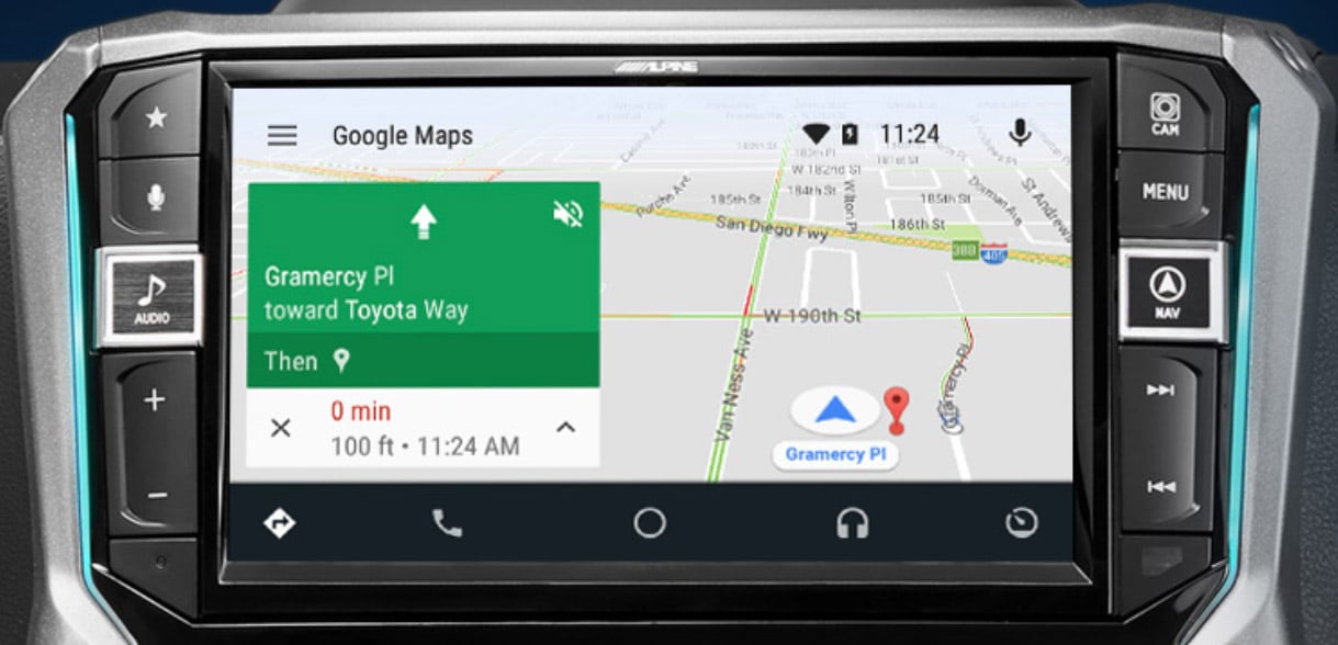 Alpine iPhone or Android Navigation