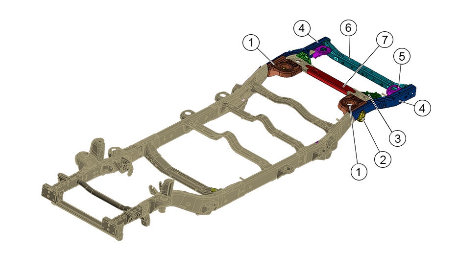 Jeep Wrangler JK Frame Parts ('07-'18) | Quadratec