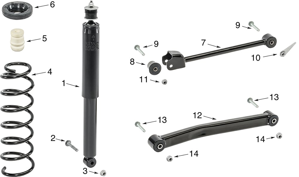 Jeep Wrangler JL Front Suspension Parts