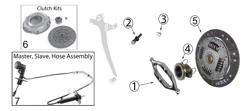 Jeep Liberty KJ Clutch Parts ('02-'07) | Quadratec