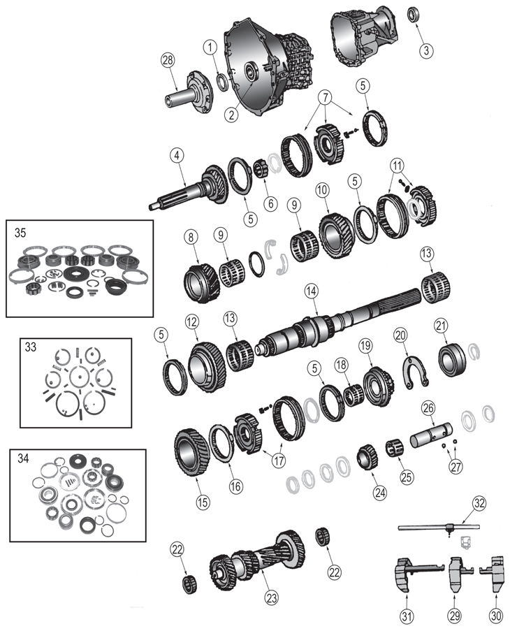 NV3550 Replacement Parts 00-04 | Quadratec