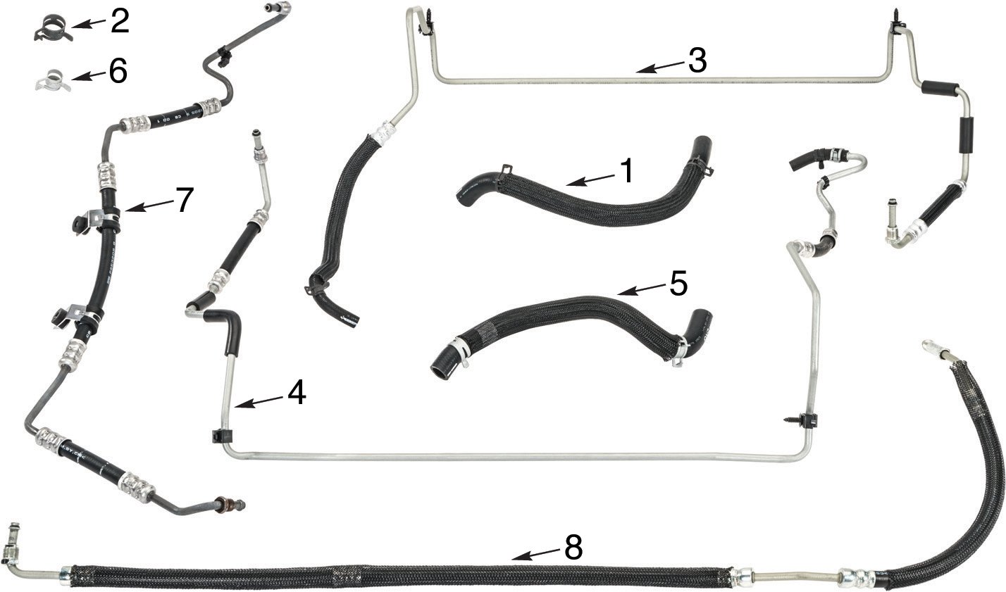 Jeep Wrangler JK Power Steering Parts