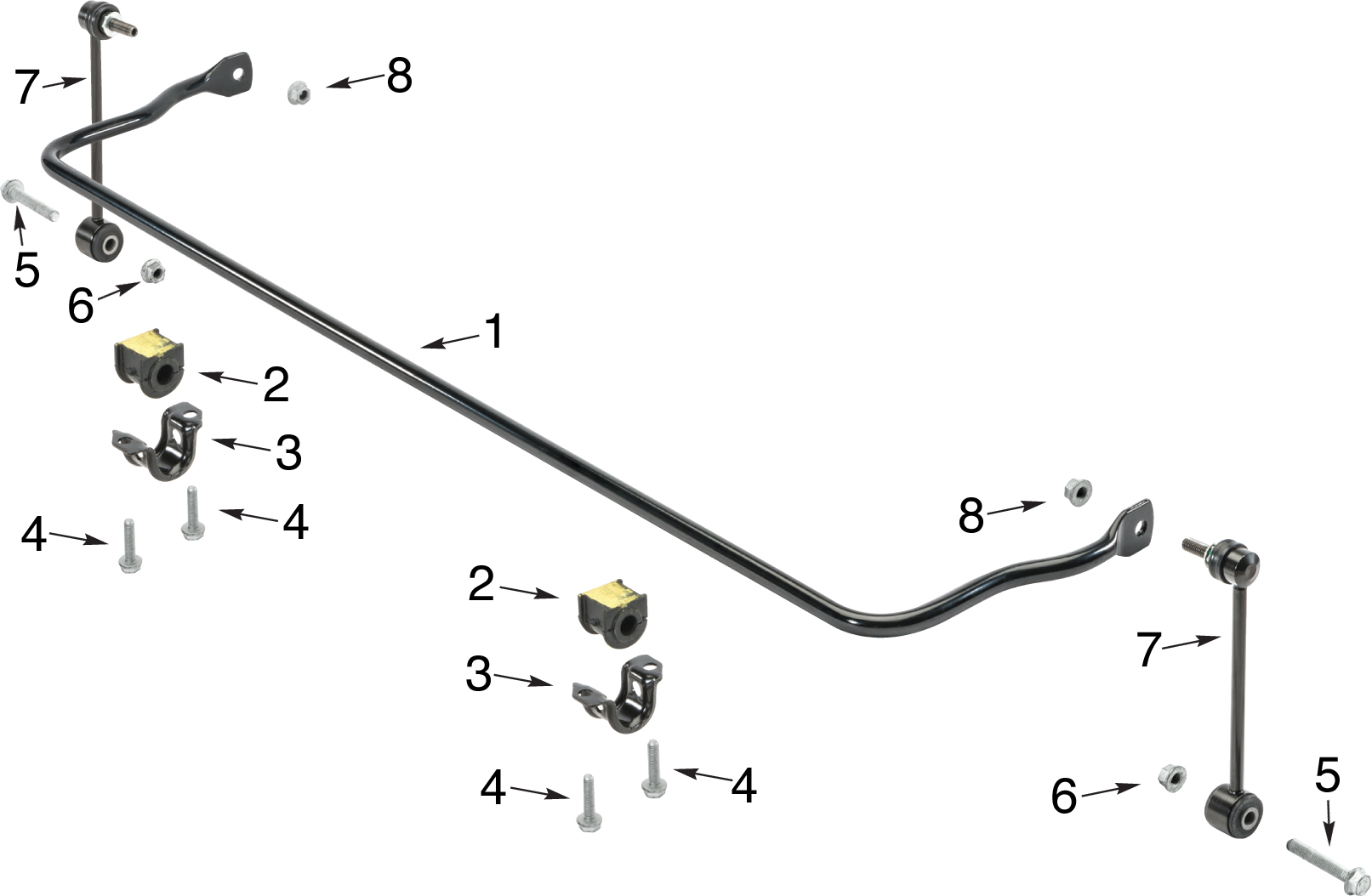 Jeep Wrangler Jk Rear Stabilizer Bar Parts