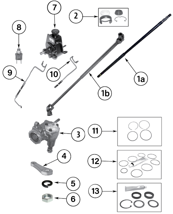 Jeep Wrangler YJ Steering Gear Parts ('87-'95) | Quadratec