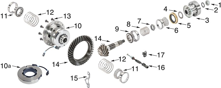 Jeep Wrangler JK Dana 44 Rubicon Rear Differential Parts | Quadratec