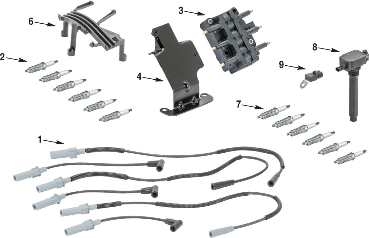 Jeep Wrangler JK Electrical Ignition Parts