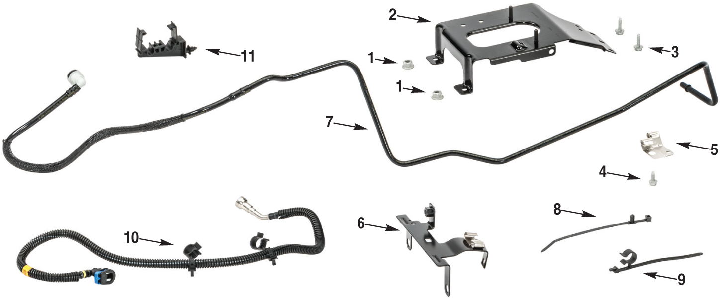 Jeep Wrangler JK Fuel Line Parts 12-18 | Quadratec