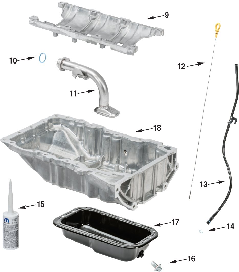 Jeep Wrangler JK Oil Pan & Hardware Parts