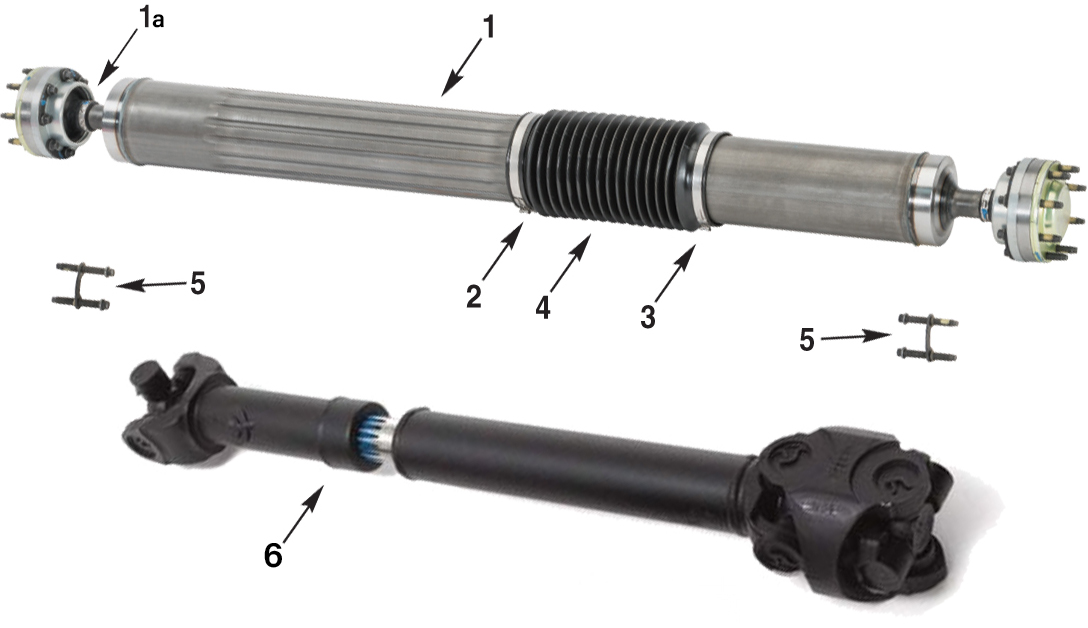 Jeep Wrangler JK Rear Drive Shaft Parts | Quadratec