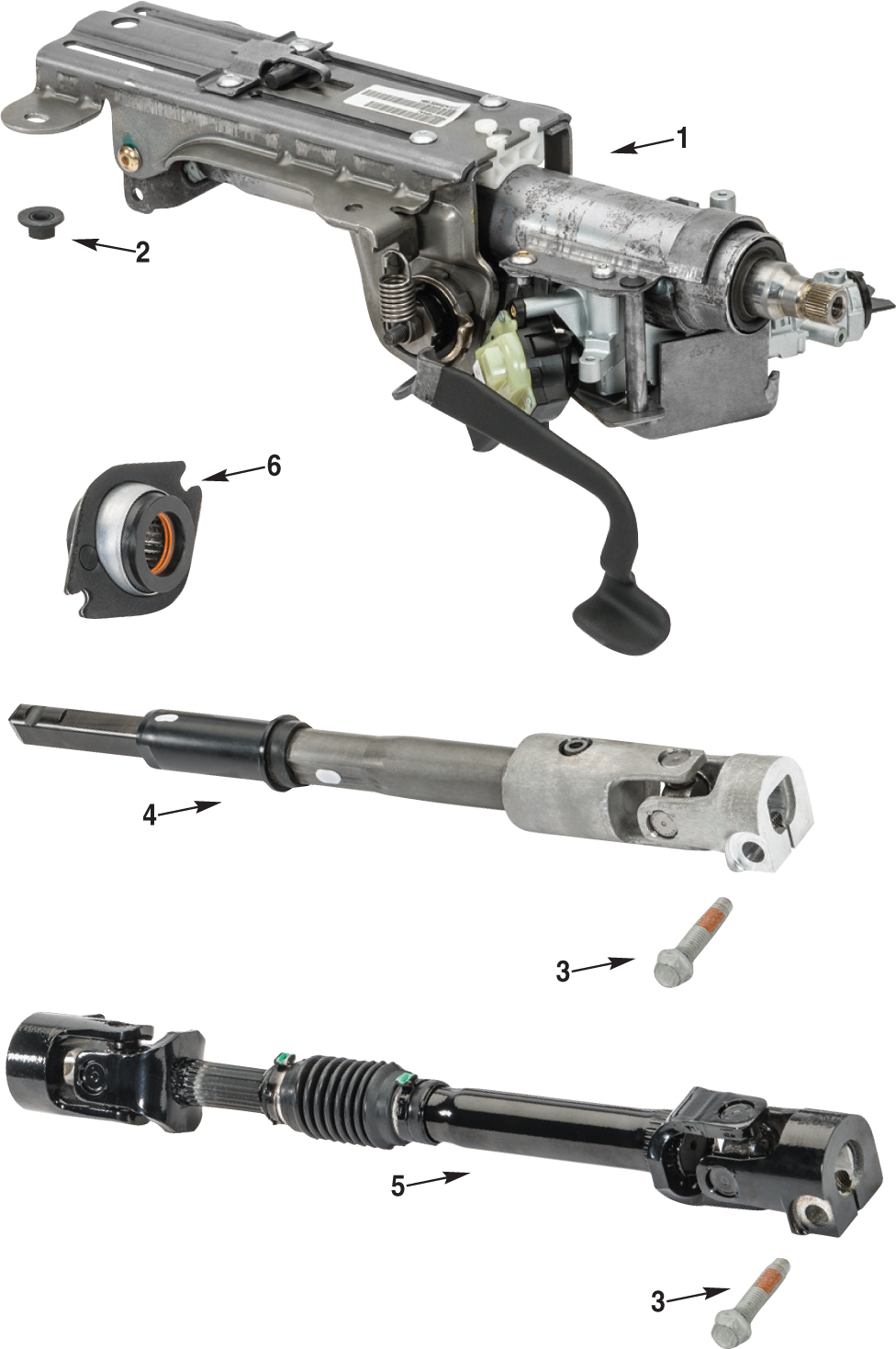 Jeep Wrangler JK Steering Column Parts | Quadratec