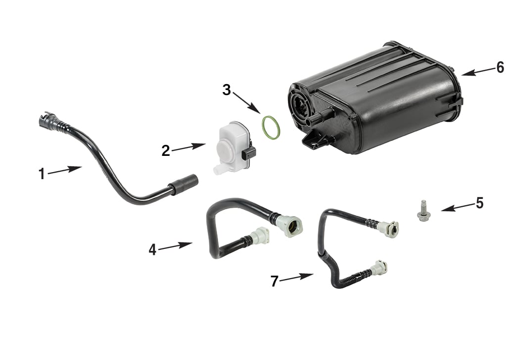 Jeep Wrangler JK Vapor Canister Parts