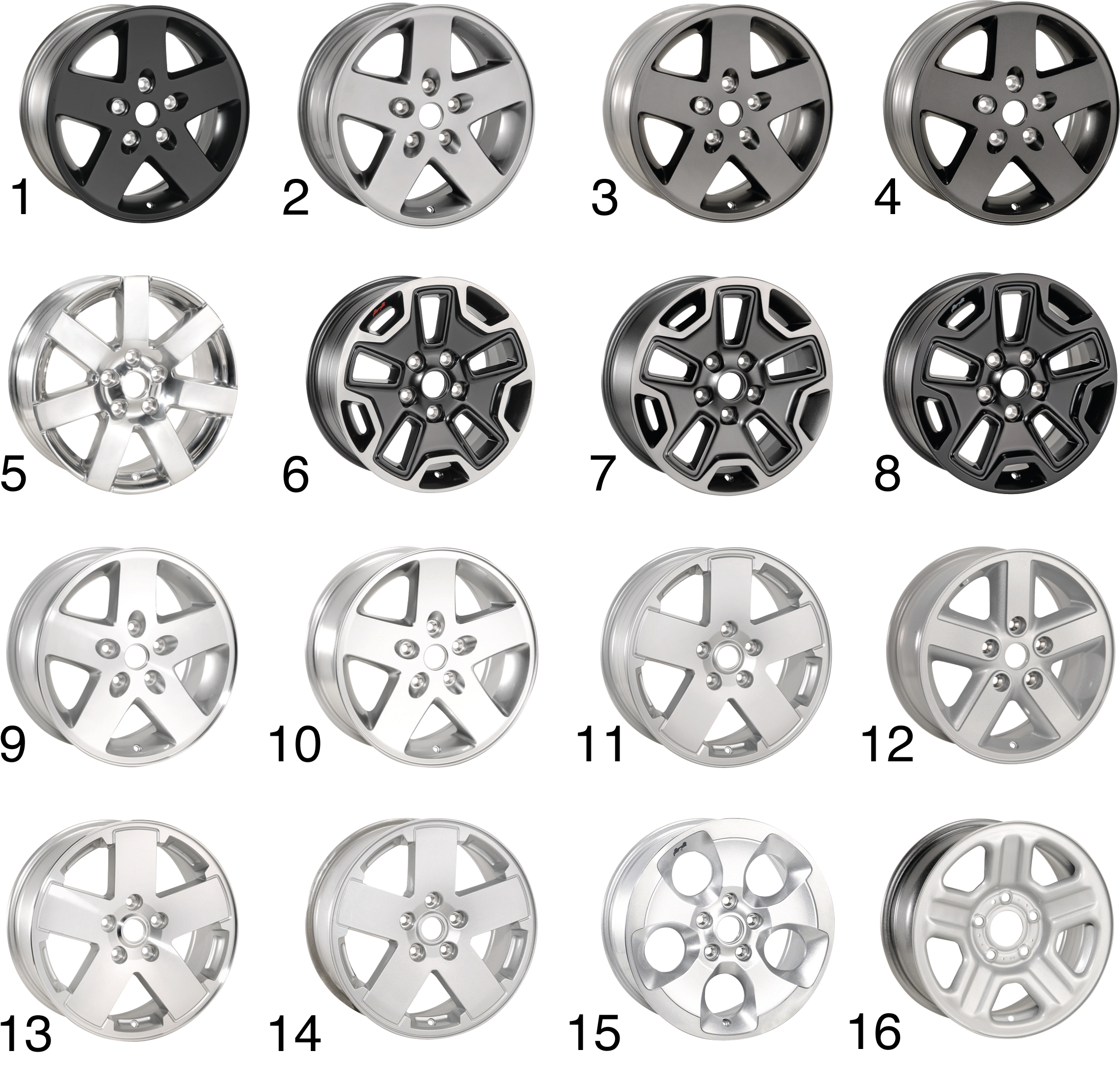 Jeep Wrangler JK Wheel Parts