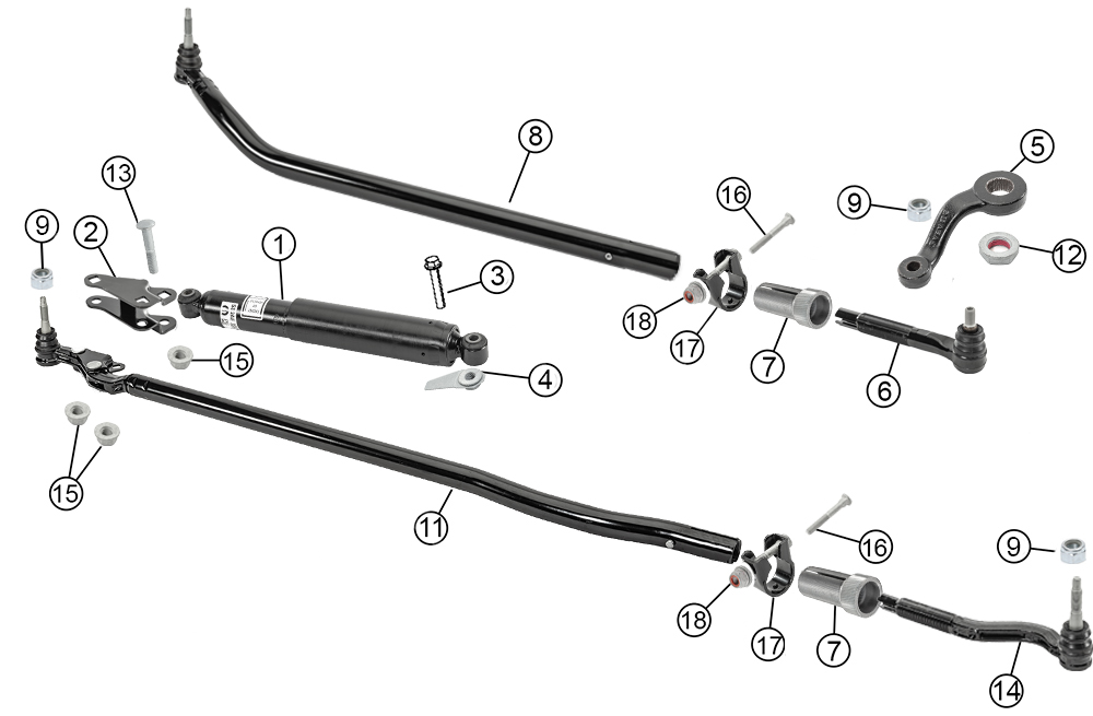 Jeep Gladiator JT Steering Linkage Parts