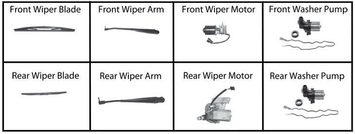 Jeep Wrangler YJ Wiper Parts ('87-'95) | Quadratec