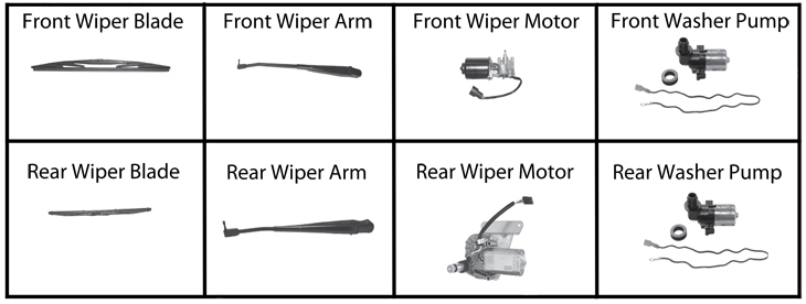 Crown Automotive 55154983AB Wiper Arm Front 