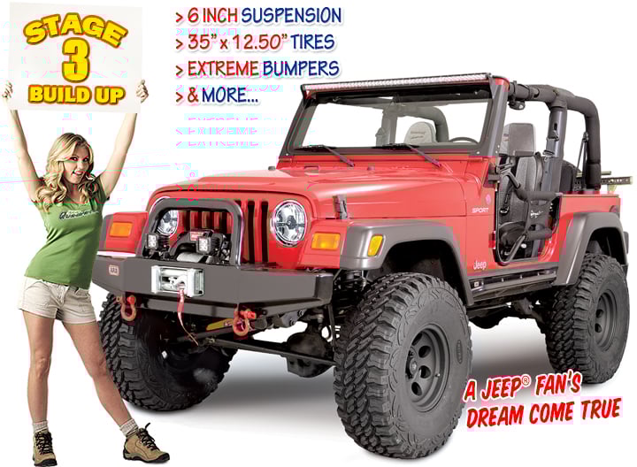 Stages 1997 TJ Wrangler Stage 3 | Quadratec Stages 1997 TJ Wrangler Stage 3 | Quadratec