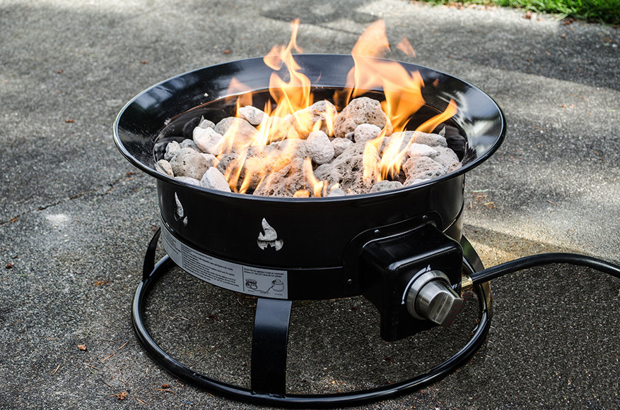 Heininger Propane Outdoor Fire Pit Perfect Alternative To Wood Heininger Propane Outdoor Fire Pit