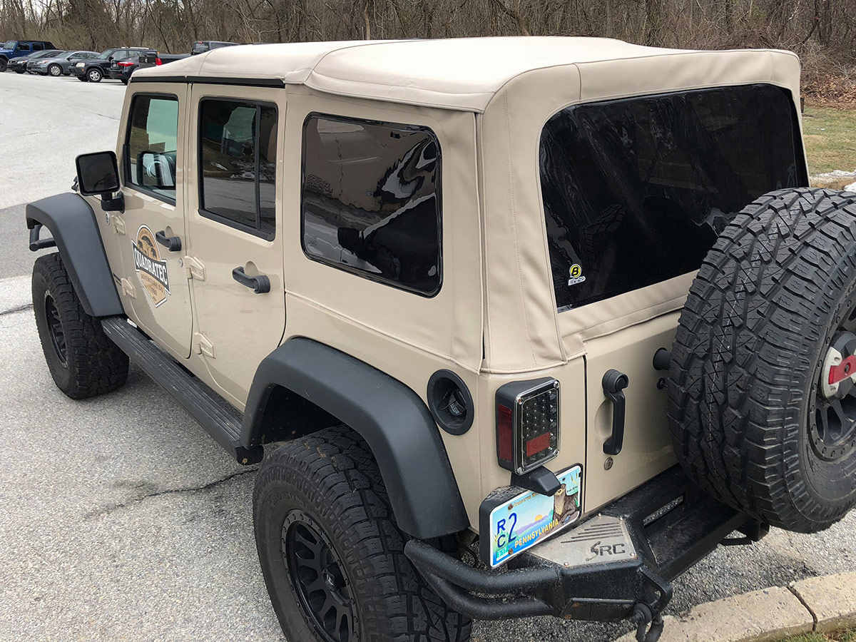 safari jeep soft top