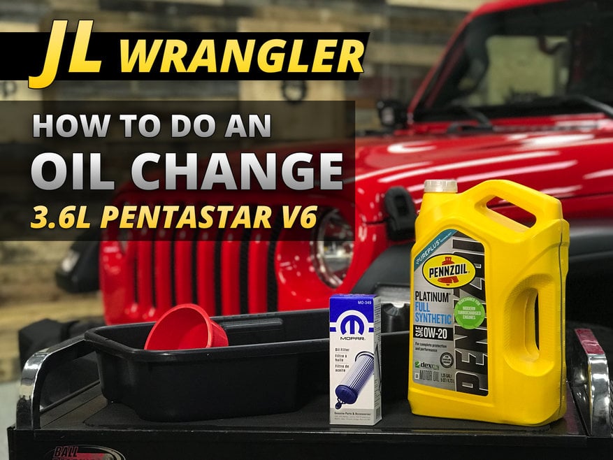  Cómo hacer un cambio de aceite en un Jeep Wrangler JL .6L Pentastar V6 y más nuevos