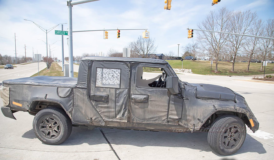Jeep Truck Starts Undressing Possibly Unveils Price Before