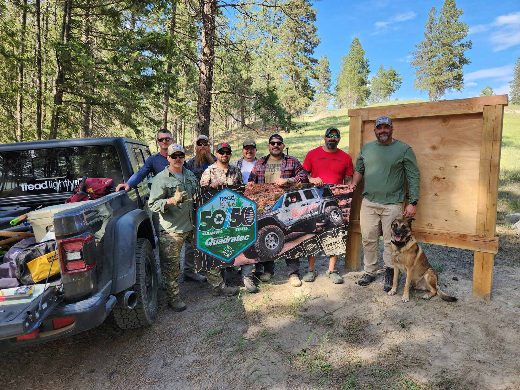 Quadratec, Tread Lightly! ’50For50’ Douglas Hill OHV Kiosk