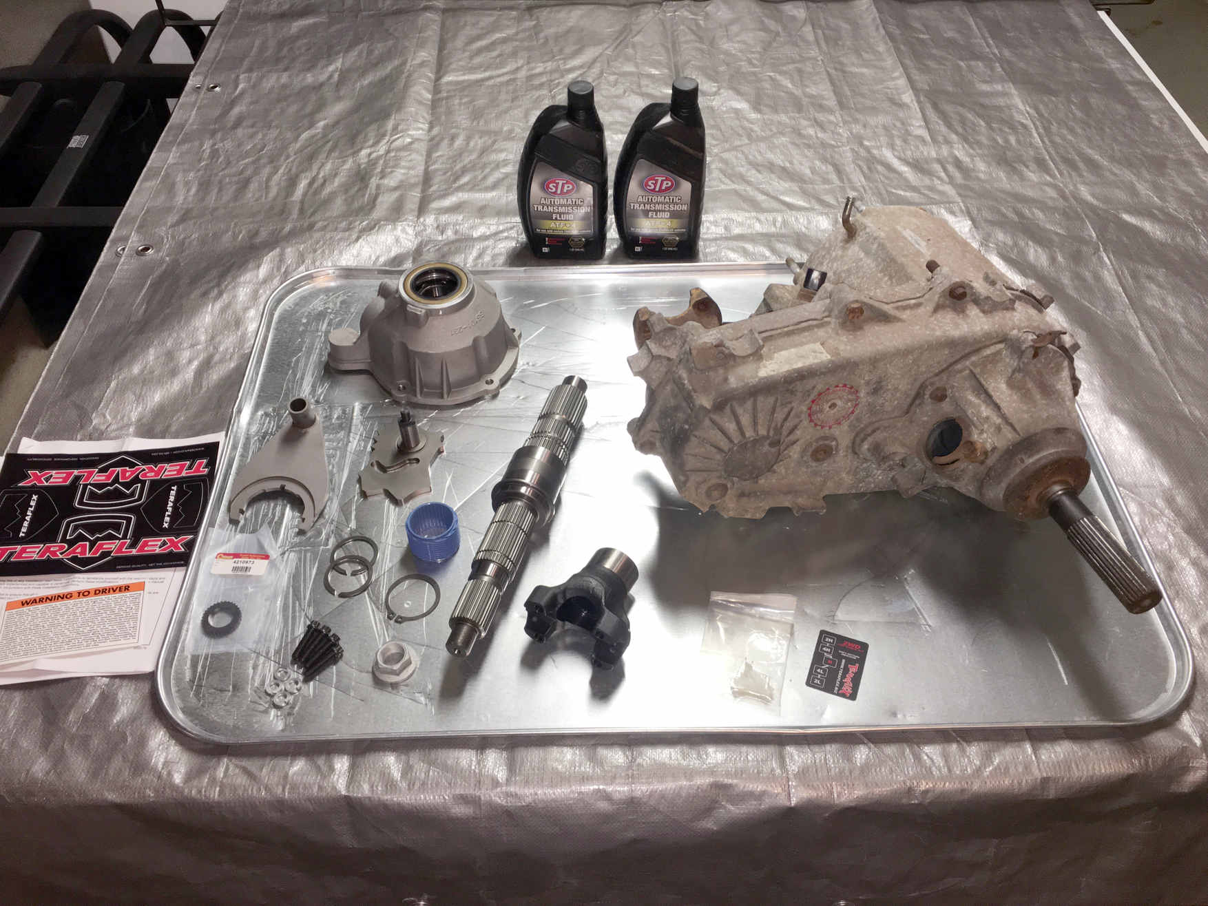 How To Install a TeraFlex Slip Yoke Eliminator & 2WD Low Range on a