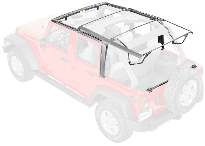 Jeep Wrangler Factory Soft Top Hardware Configurations | Quadratec