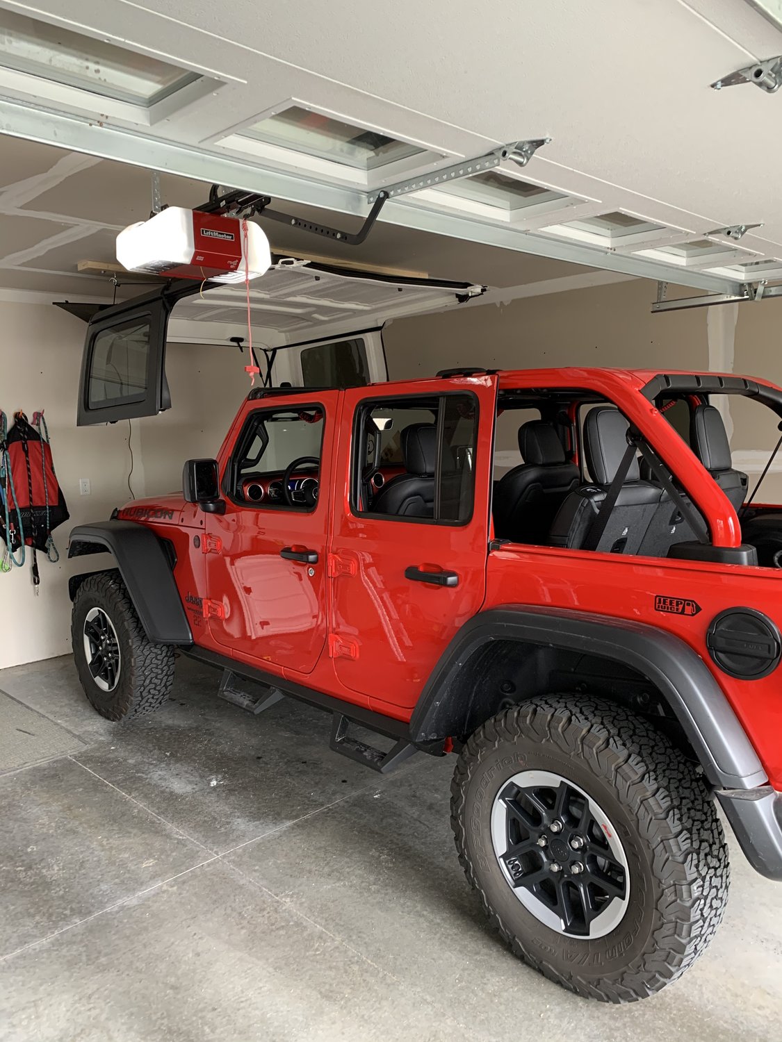 4 Point JEEP System Part No 7803.JEEP 6:1 Mechanical Advantage Harken JEEP Hardtop Garage Storage Ceiling Hoist For 10ft Ceilings up to 145lbs//66kg Max Load