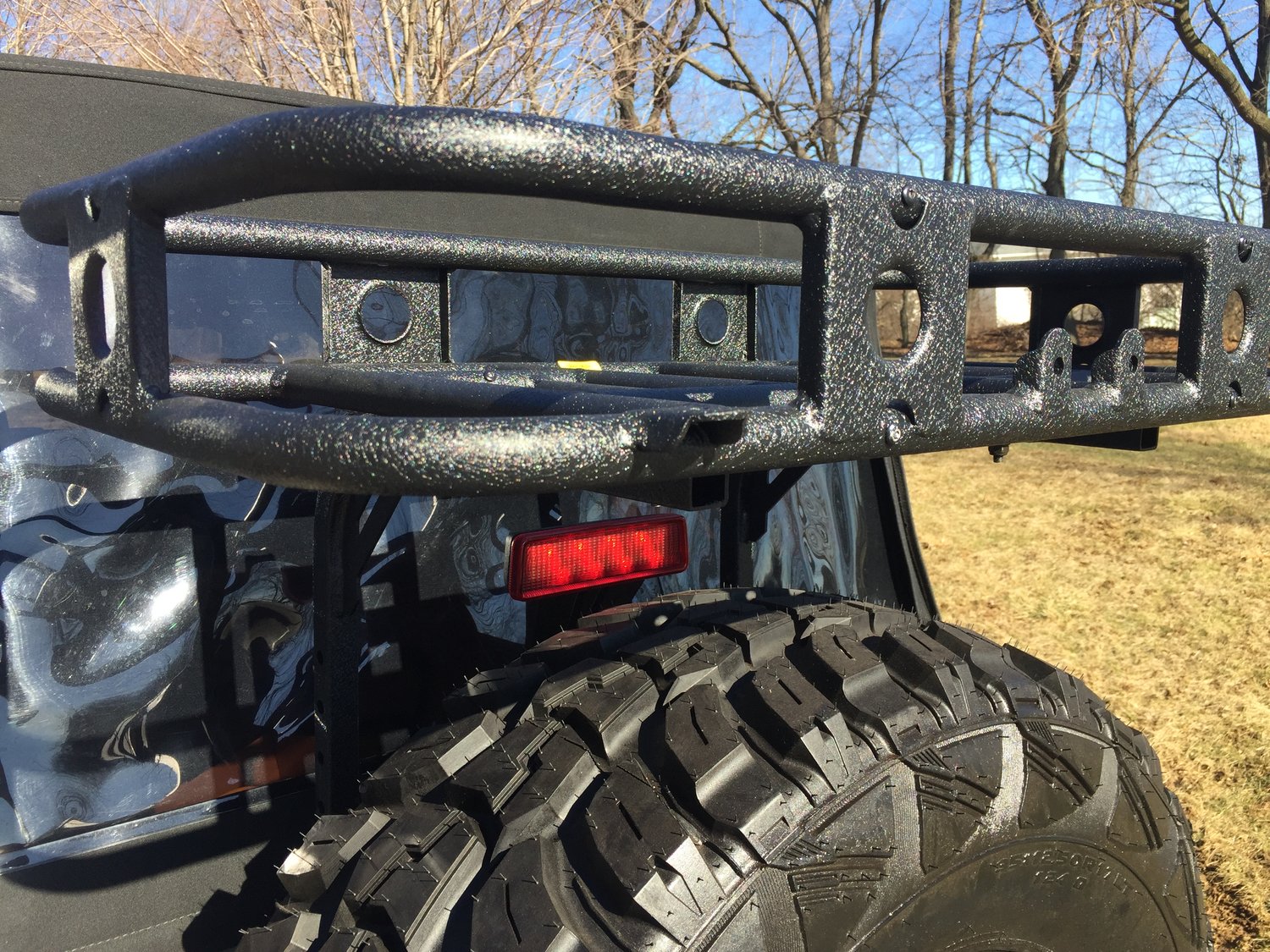 Smittybilt 76718 Defender Rack Tailgate Basket For 07 18