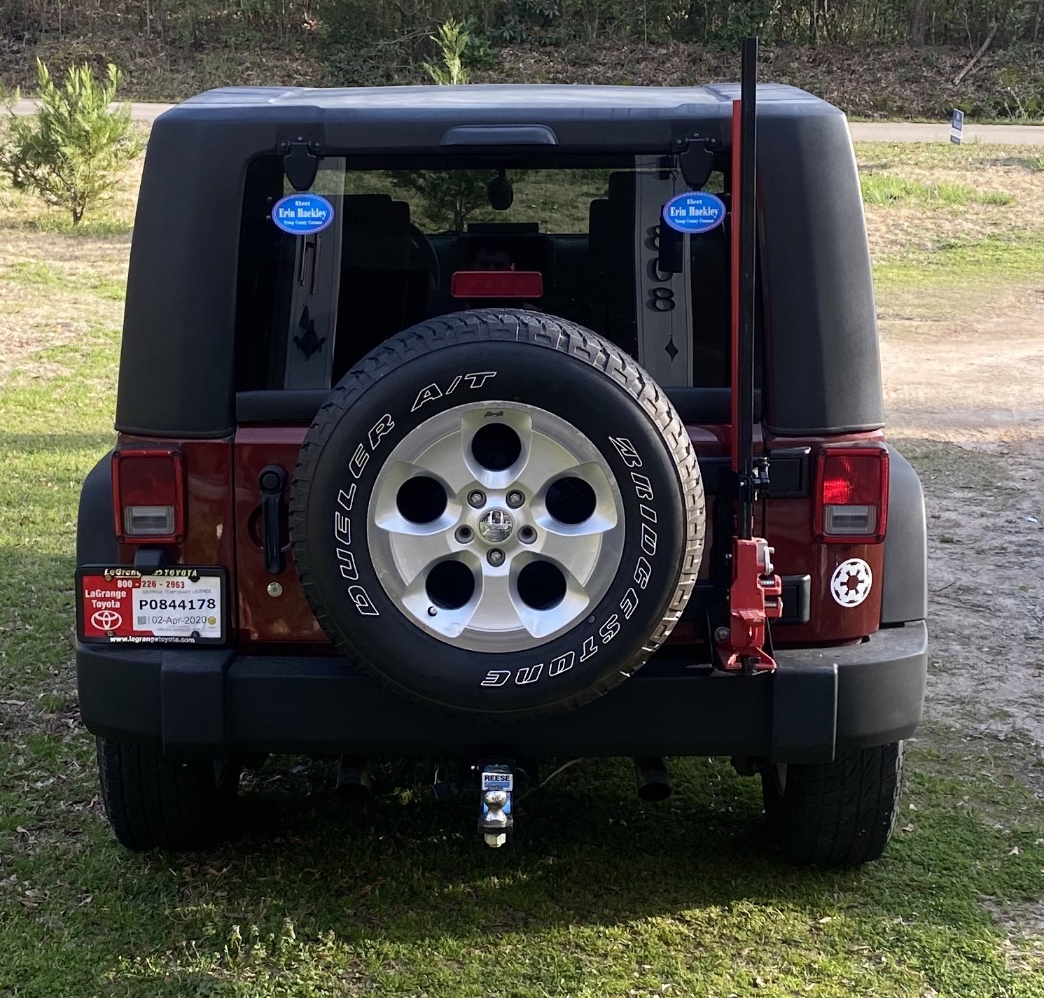 Rugged Ridge 11586.01 OffRoad Jack Mount for 0718 Jeep Wrangler JK Quadratec