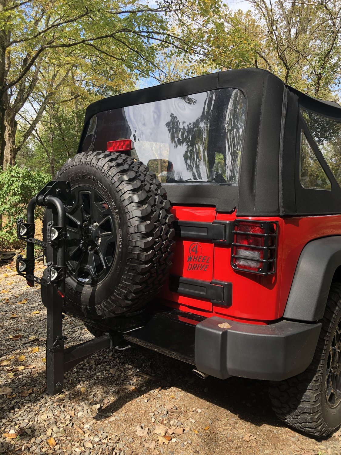 Quadratec 2 Bike Folding Bike Rack With Free Bolt Cable