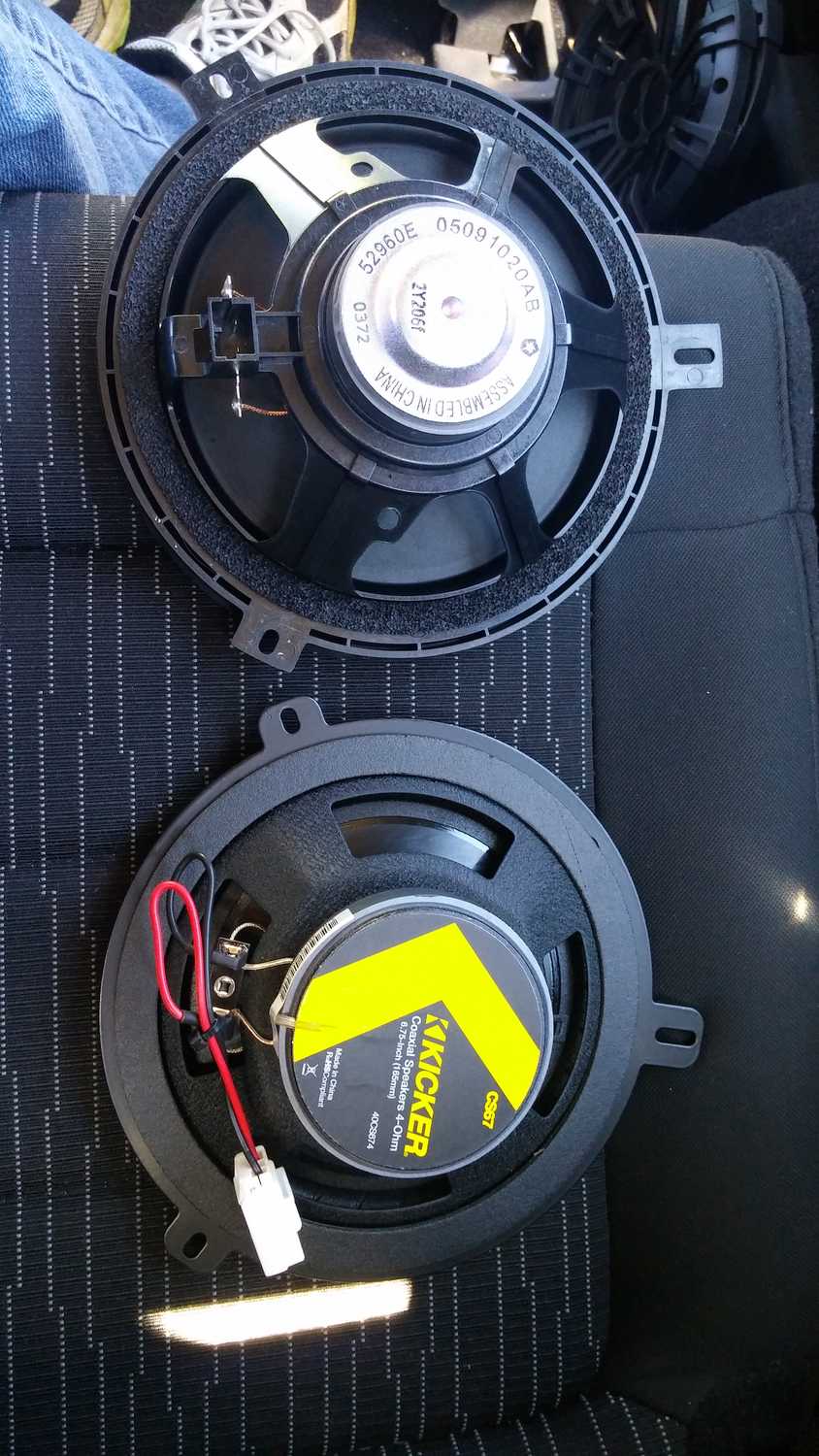 Kicker 6.75” Deluxe Speaker Upgrade Kits for 0718 Jeep Wrangler JK