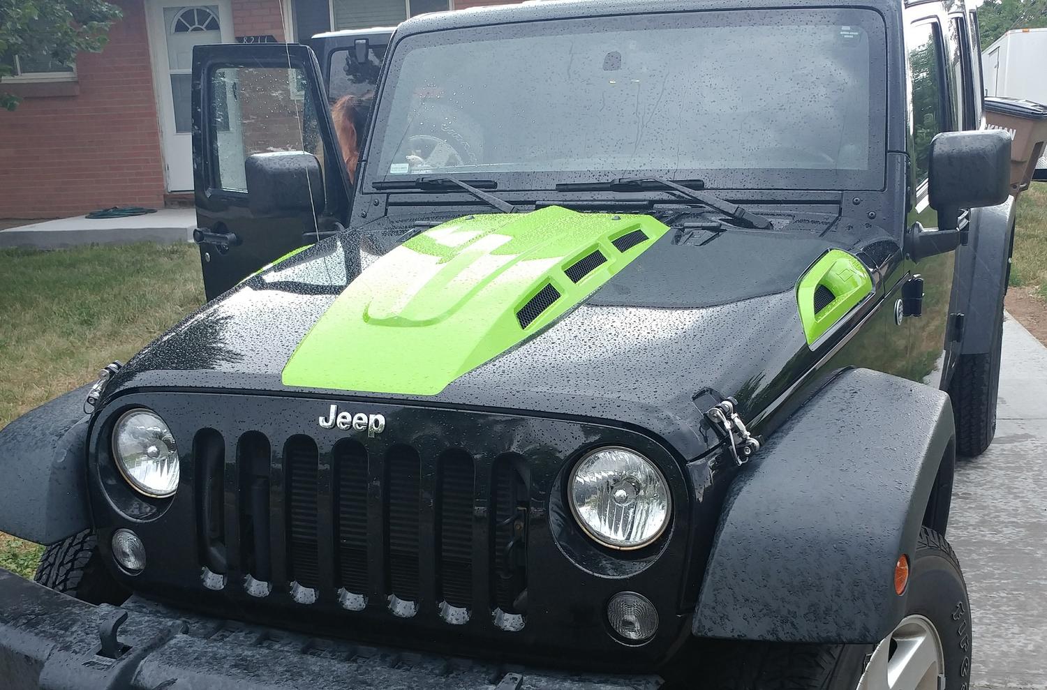 Dv8 Offroad Hdmb07 02 Heat Dispersion Hood For 07 18 Jeep