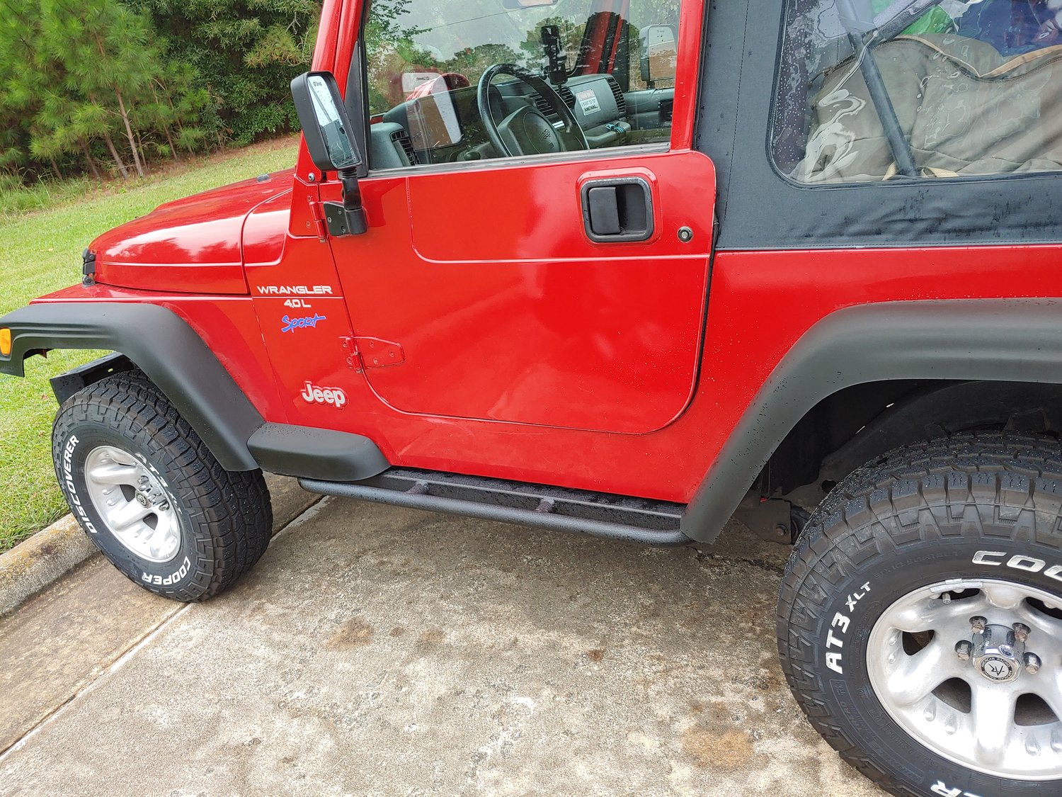 Body Armor TJ4121 Rockcrawler Side Guards for 9706 Jeep Wrangler TJ