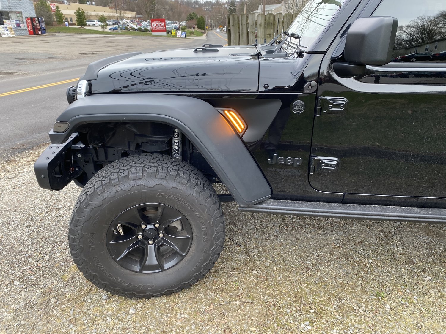 Overtread 19052 Front Fender Air Vent LED Lights for 1820 Jeep