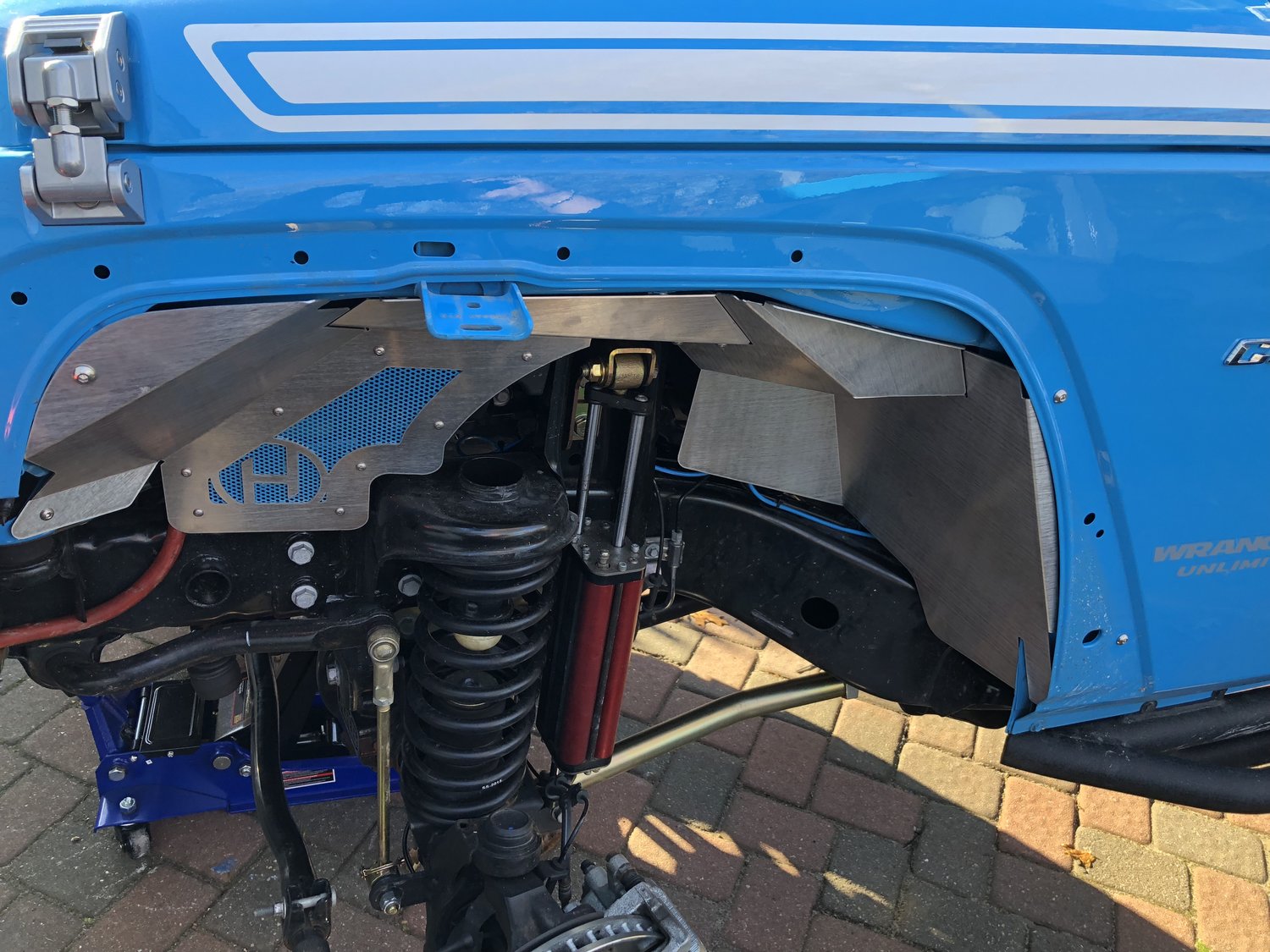 HyLine OffRoad Inner Fender Liners for 0718 Jeep Wrangler JK Quadratec