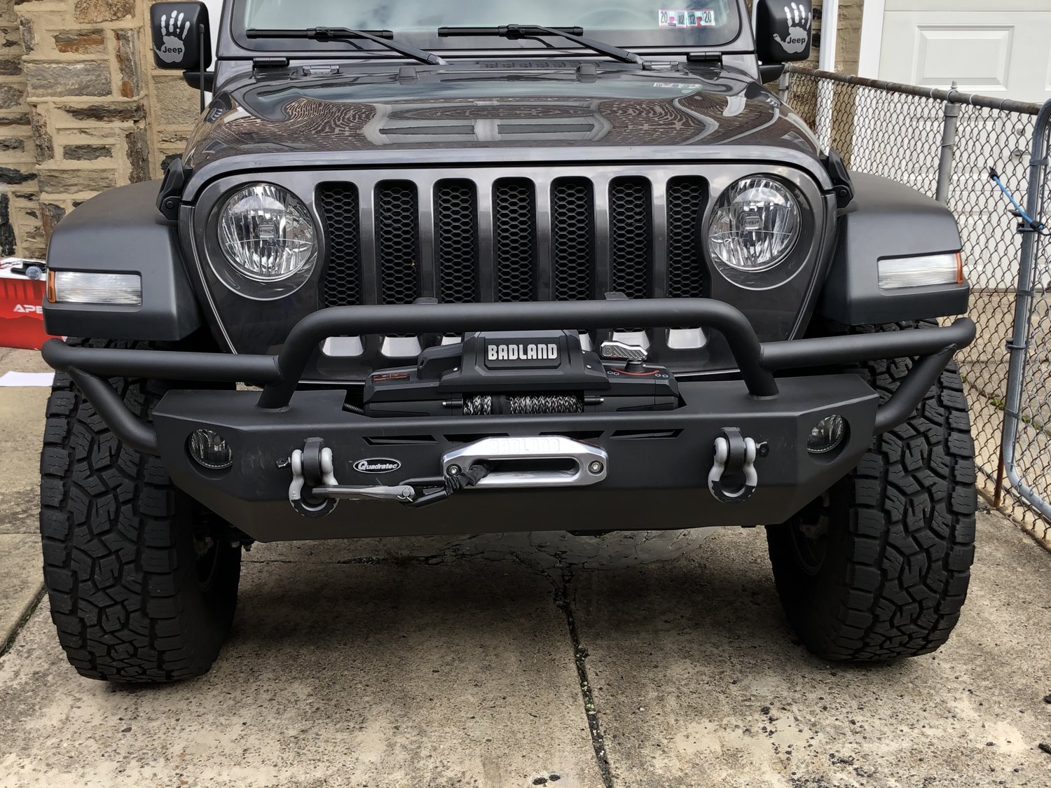 Quadratec QRC Front Winch Ready Bumper for 1823 Jeep Wrangler JL