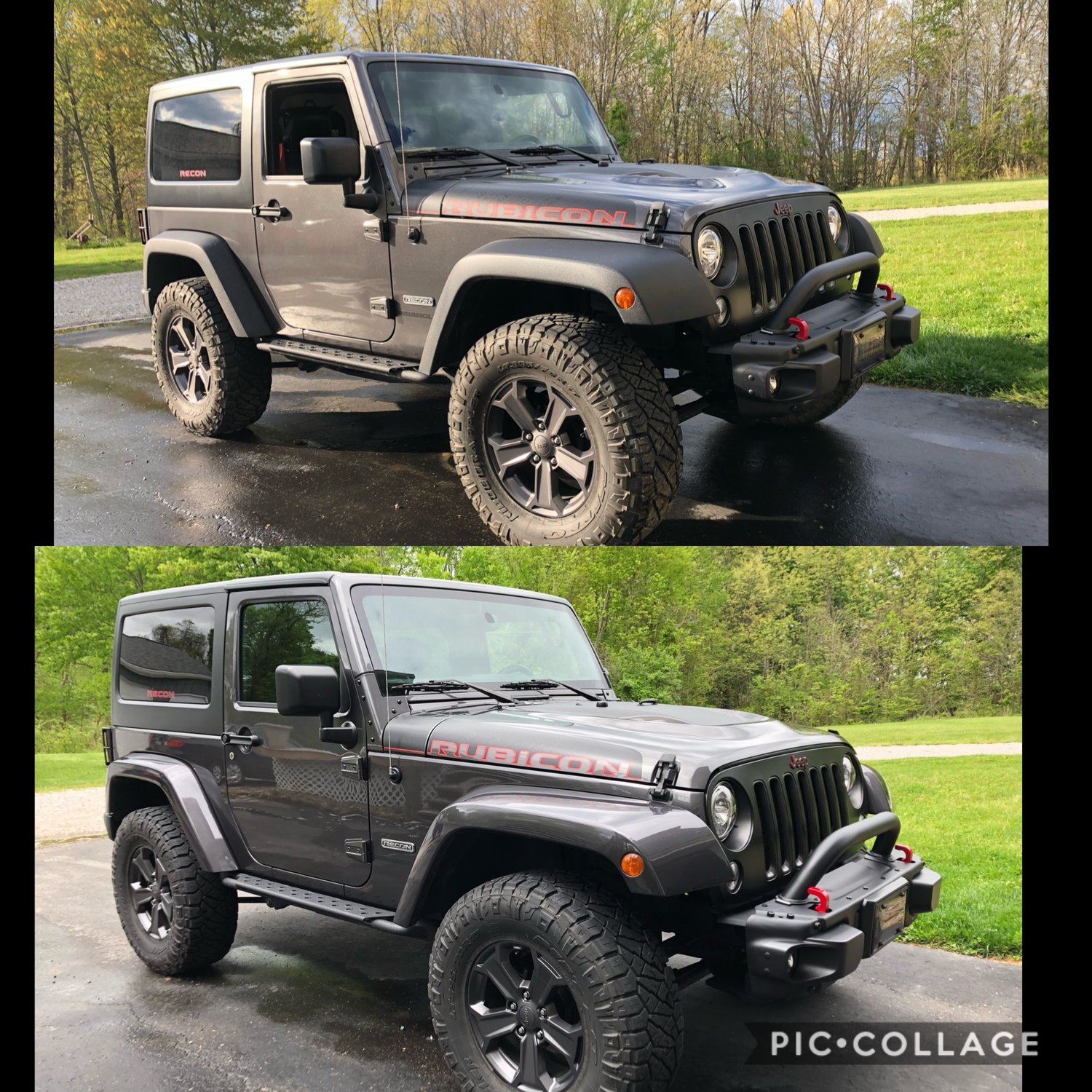 Crown Automotive 5KCK Smooth Paintable Fender Flare Kit for 0718 Jeep