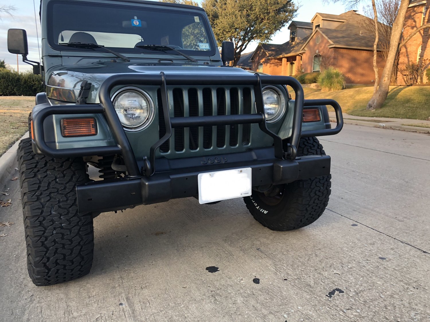 Rampage Products Euro Grille Guard for 8706 Jeep Wrangler YJ, TJ