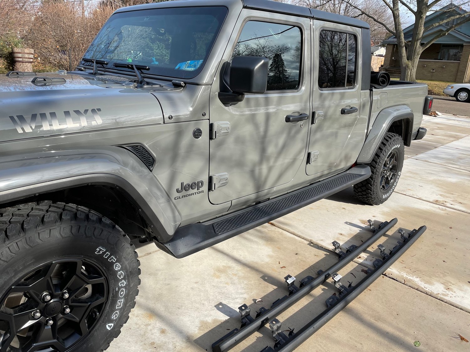 Mopar 82215608 Side Steps for 2024 Jeep Gladiator JT Quadratec