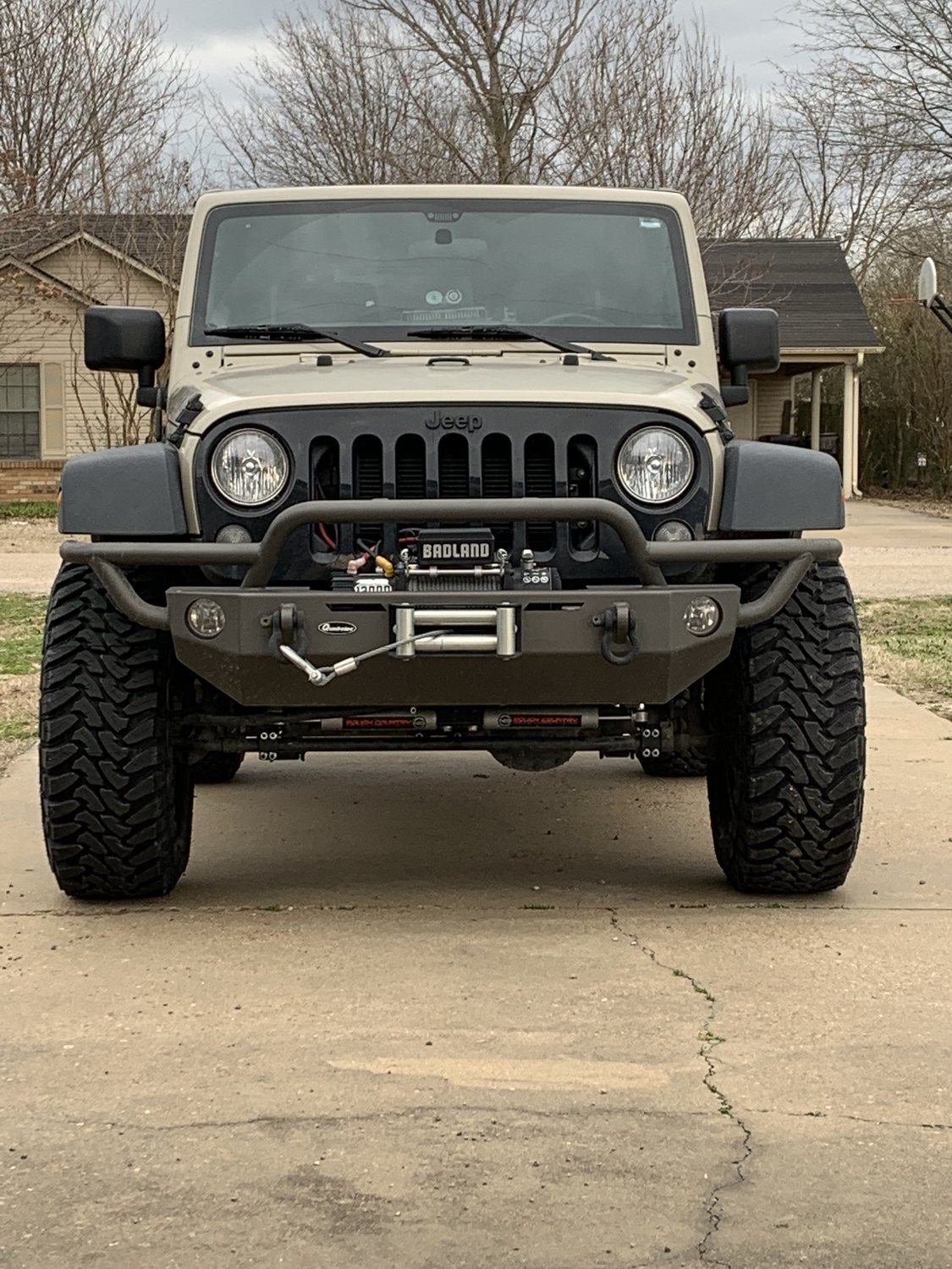 Quadratec Qrc Front Winch Ready Bumper In Smoke Bronze