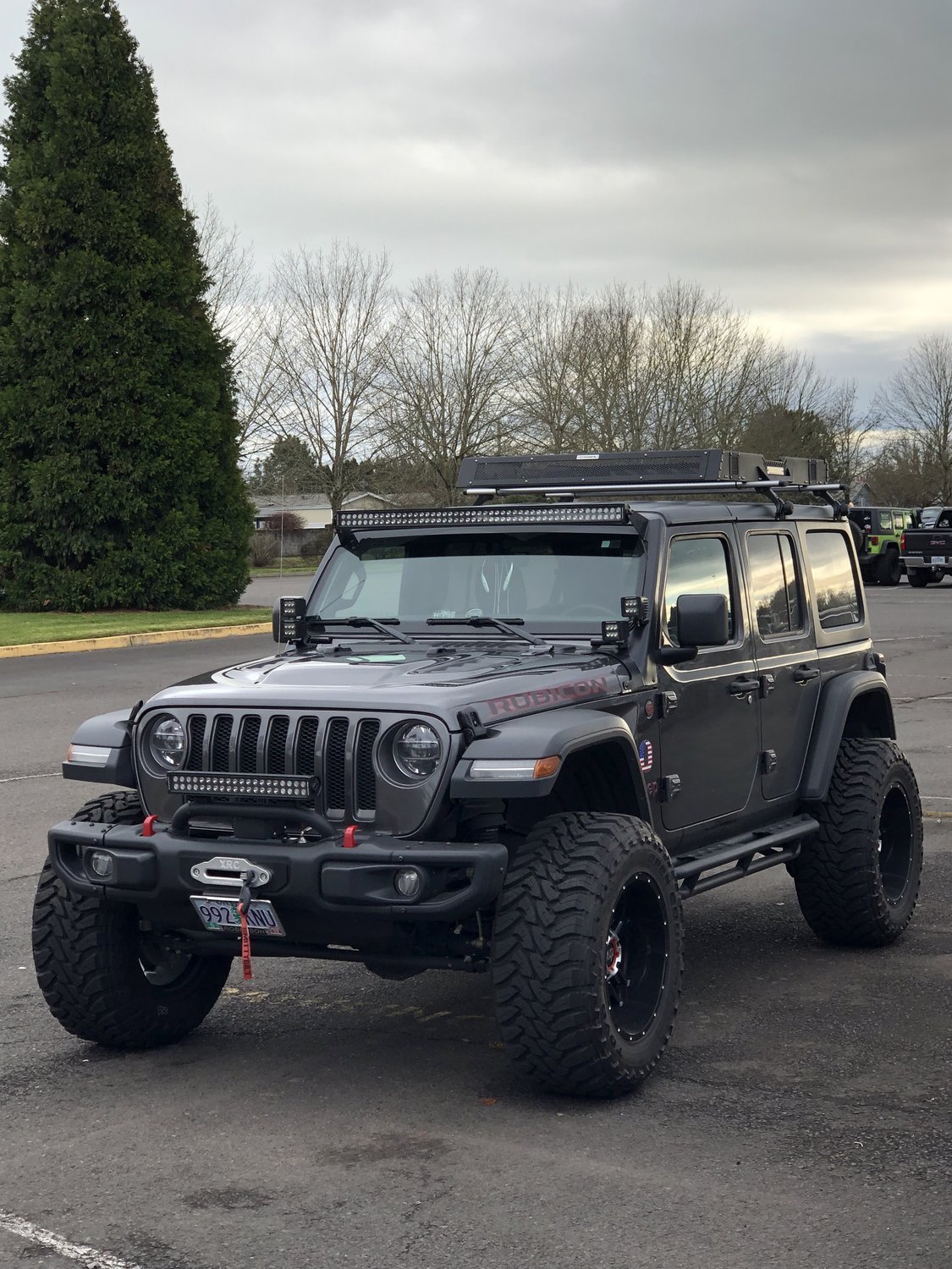 Mopar 82215121ab 3 Piece Rubicon Front Bumper For 18 19