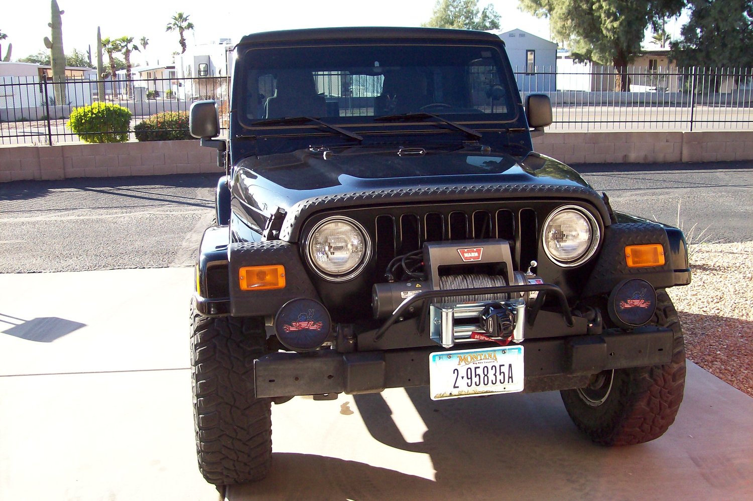 Tomken Machine TMW92224V Winch Plate with Brush Guard for 8706 Jeep