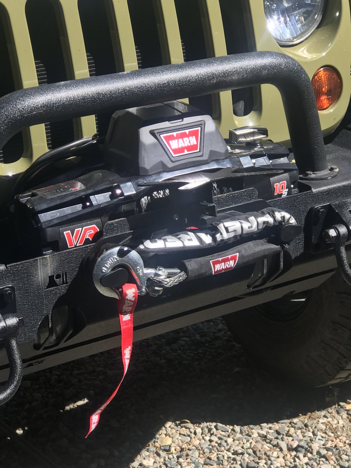 WARN 100330 Removable Rope Abrasion Sleeve for Synthetic Winch Line